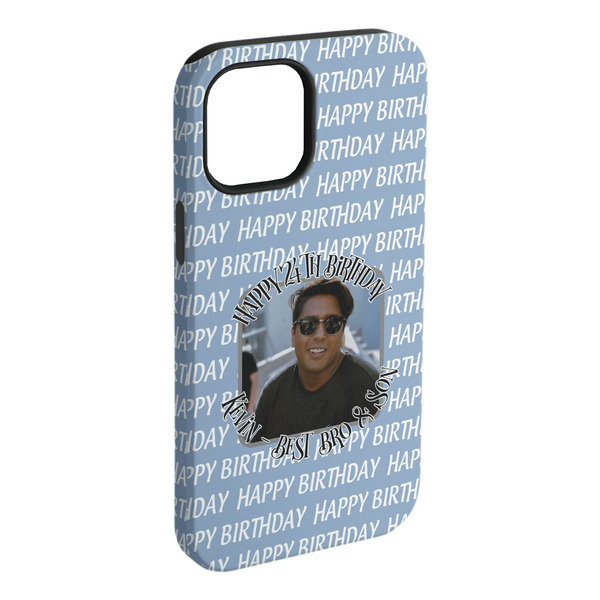 Custom Photo Birthday iPhone Case - Rubber Lined - iPhone 15 Plus