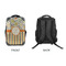 Swirls, Floral & Stripes 15" Backpack - APPROVAL