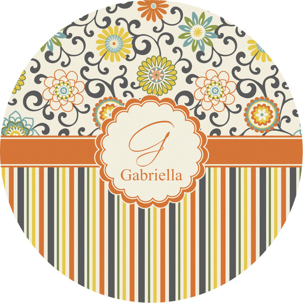 Custom Swirls, Floral & Stripes Multipurpose Round Labels - 2" (Personalized)