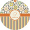 Swirls, Floral & Stripes 2" Multipurpose Round Labels - Single Sticker