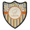 Swirls, Floral & Stripes 3 Point Shield