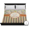 Swirls, Floral & Stripes Duvet Cover (King)