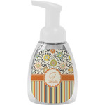 Swirls, Floral & Stripes Foam Soap Bottle (Personalized)