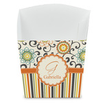 Swirls, Floral & Stripes French Fry Favor Boxes (Personalized)