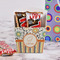 Swirls, Floral & Stripes French Fry Favor Box - w/ Treats View