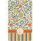 Swirls, Floral & Stripes Hand Towel (Personalized)