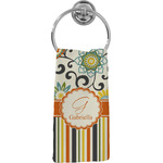 Swirls, Floral & Stripes Hand Towel - Full Print (Personalized)