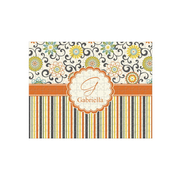 Custom Swirls, Floral & Stripes 252 pc Jigsaw Puzzle (Personalized)