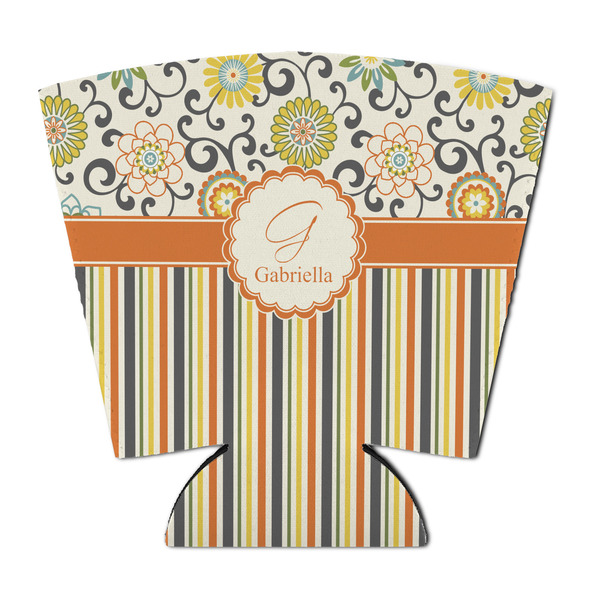 Custom Swirls, Floral & Stripes Party Cup Sleeve - with Bottom (Personalized)