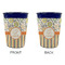 Swirls, Floral & Stripes Party Cup Sleeves - without bottom - Approval