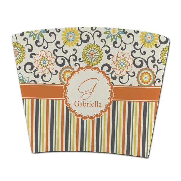 Custom Swirls, Floral & Stripes Party Cup Sleeve - without bottom (Personalized)