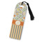 Swirls, Floral & Stripes Plastic Bookmarks - Front