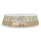 Swirls, Floral & Stripes Plastic Pet Bowls - Large - FRONT