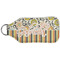 Swirls, Floral & Stripes Sanitizer Holder Keychain - Large (Back)