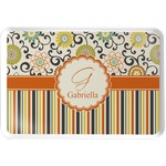 Swirls, Floral & Stripes Serving Tray (Personalized)