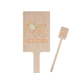 Swirls, Floral & Stripes Rectangle Wooden Stir Sticks (Personalized)