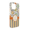 Swirls, Floral & Stripes iPhone 13 Pro Case - Angle