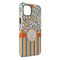 Swirls, Floral & Stripes iPhone 14 Plus Tough Case - Angle