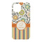 Swirls, Floral & Stripes iPhone 15 Case - Back