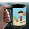 Pirate Scene 15oz. Black Mug - LIFESTYLE