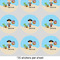 Pirate Scene 2" Multipurpose Round Labels - Sheet