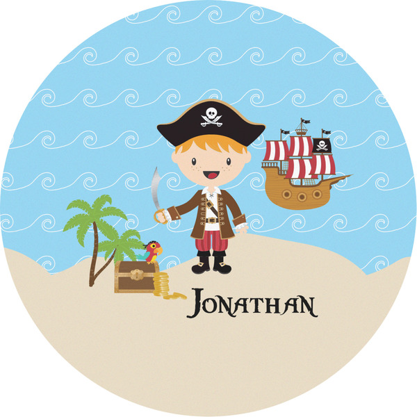 Custom Pirate Scene Multipurpose Round Labels - 2" (Personalized)