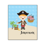 Pirate Scene Wood Print - 20x24 (Personalized)