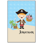 Pirate Scene Wood Print - 20x30 (Personalized)