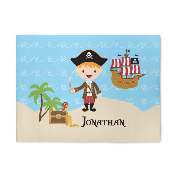 Custom Pirate Scene 5' x 7' Patio Rug (Personalized)