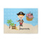 Pirate Scene 5'x7' Patio Rug - Front/Main