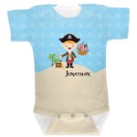 Pirate Scene Baby Bodysuit 3-6 (Personalized)