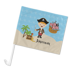 Pirate Scene Car Flag - Large (Personalized)