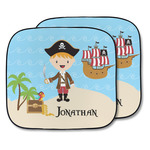 Pirate Scene Car Sun Shade - Two Piece (Personalized)