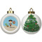 Pirate Scene Ceramic Christmas Ornament - X-Mas Tree (APPROVAL)