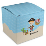 Pirate Scene Cube Favor Gift Boxes (Personalized)