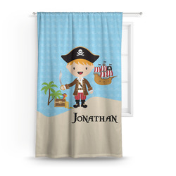 Pirate Scene Curtain Panel - Custom Size (Personalized)