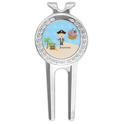 Pirate Scene Golf Divot Tool & Ball Marker (Personalized)