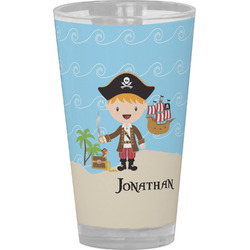 Pirate Scene Pint Glass - Full Color (Personalized)