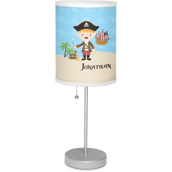 Pirate Scene 7" Drum Lamp with Shade Polyester (Personalized)