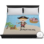 Pirate Scene Duvet Cover - King (Personalized)