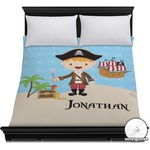 Pirate Scene Duvet Cover - Full / Queen (Personalized)