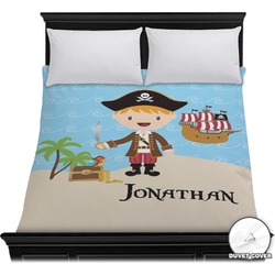 Pirate Scene Duvet Cover - Full / Queen (Personalized)