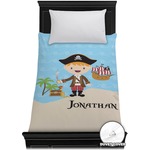 Pirate Scene Duvet Cover - Twin (Personalized)