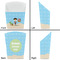 Pirate Scene French Fry Favor Box - Front & Back View