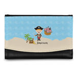 Pirate Scene Genuine Leather Women's Wallet - Small (Personalized)