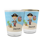 Pirate Scene Glass Shot Glass - 1.5 oz (Personalized)