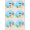 Pirate Scene Icing Circle - Large - Set of 6