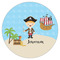 Pirate Scene Icing Circle - Large - Single