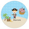 Pirate Scene Icing Circle - Small - Single