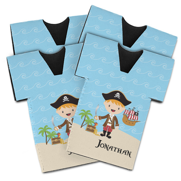 Custom Pirate Scene Jersey Bottle Cooler - Set of 4 (Personalized)